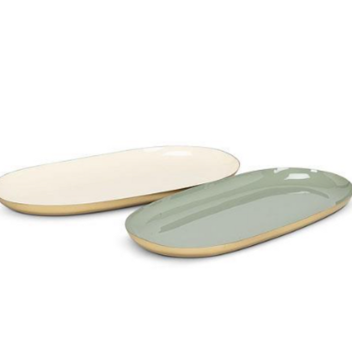 Oval Enamel Tray