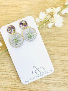 Circle Drop Earrings