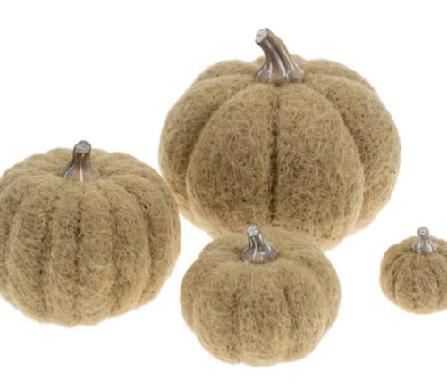 Moss Felt Pumpkin