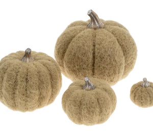 Moss Felt Pumpkin