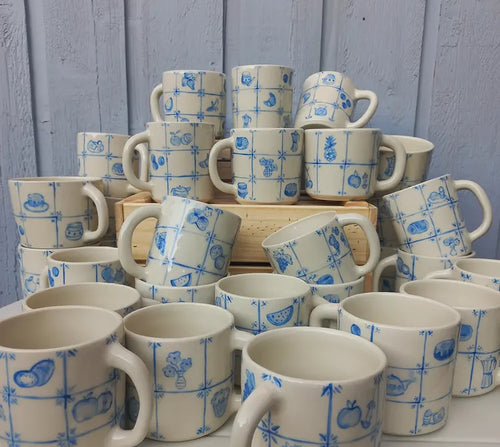 Croissant Pottery Mug