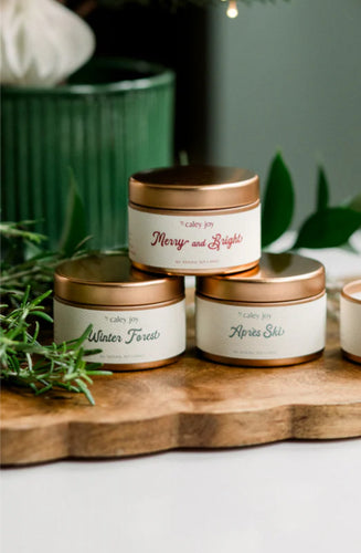 Winter Soy Tin Candles