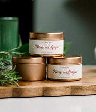 Load image into Gallery viewer, Winter Soy Tin Candles