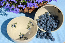 Load image into Gallery viewer, Blueberry Pottery Bowl