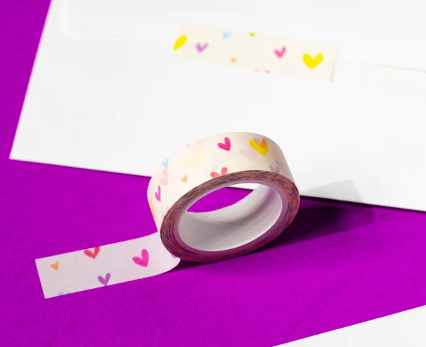 Rainbow Heart Washi Tape