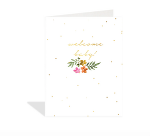 New Baby Flower Card