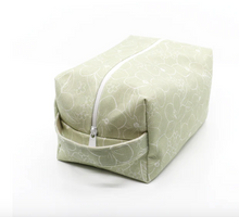 Load image into Gallery viewer, Olive Floral Makeup Bag