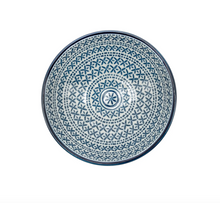 Load image into Gallery viewer, Blue Stitch Sauce Dish 3&quot;