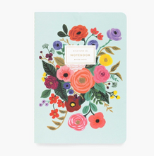 Load image into Gallery viewer, Garden Party Stitched Notebook