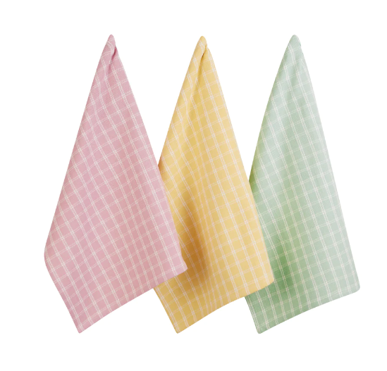 Windowpane S/3 Tea Towels