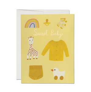 Yellow Baby Card