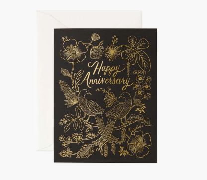 Love Birds Anniversary Card