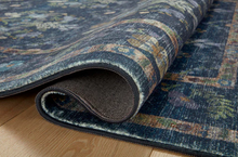 Load image into Gallery viewer, Rifle Paper Co. x Loloi Navy Courtyard Rug