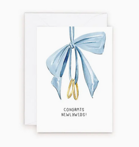 Mini Wedding Rings Card