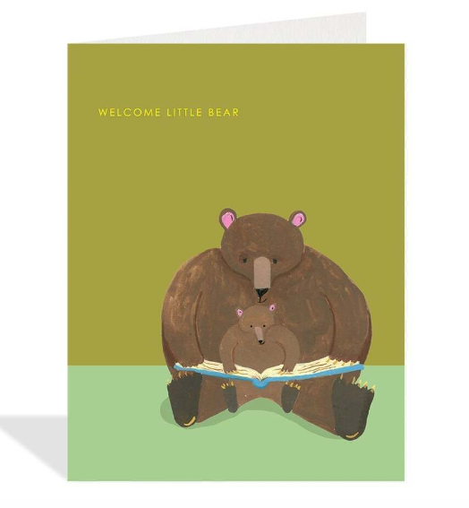 Little Bear Baby Card