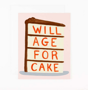 Age For Cake Card