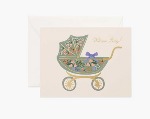 Floral Pram Card