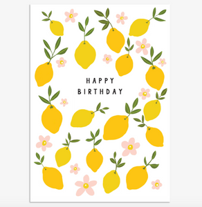 Lemon Birthday Card