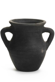 Black Terracotta Vase