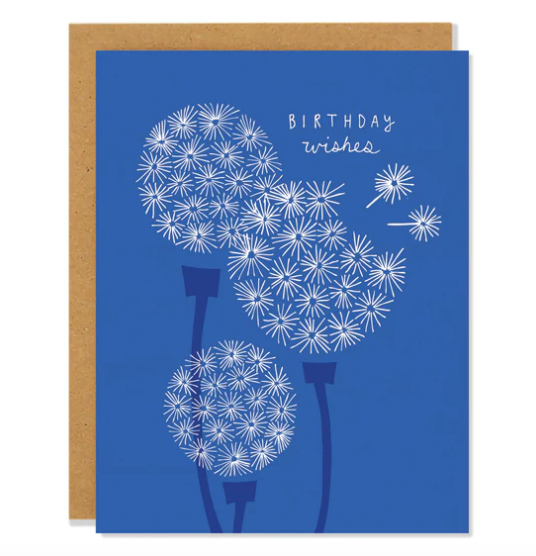 Dandelion Birthday Card