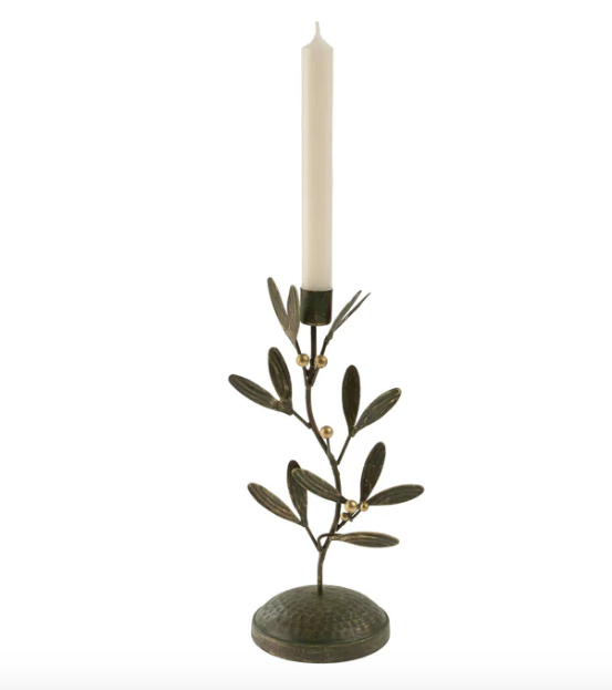 Mistletoe Candle Holders