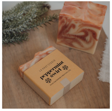 Load image into Gallery viewer, Peppermint Swirl Bar Soap