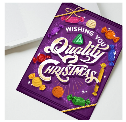 Quality Street Holiday Card