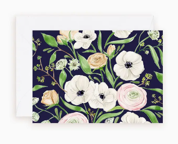 Mini Panda Anemones Card