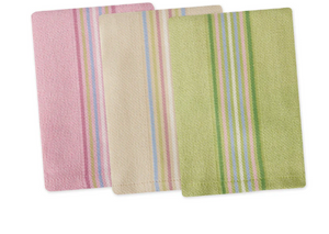 Striped Spring Dish Cloths