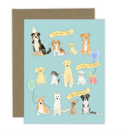 Dog Happy Birthday Card