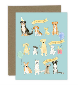 Dog Happy Birthday Card
