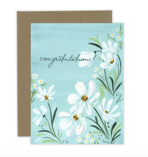 Congratulations Floral Card