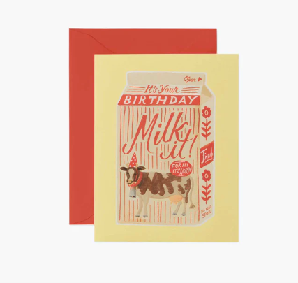 Milk it Birthday Card