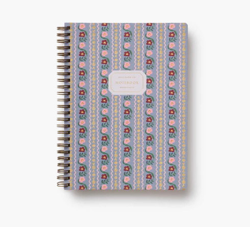 Blue Delphine Spiral Notebook