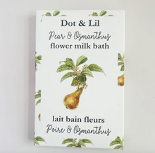 Load image into Gallery viewer, Pear &amp; Osmanthus Bath Milk Sachet