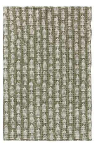 Block Print Waffle Tea Towel