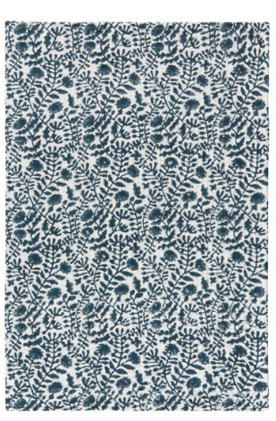 Block Print Waffle Tea Towel