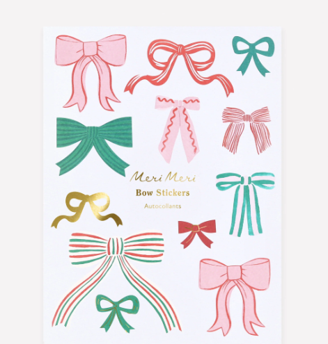 Holiday Bow Stickers
