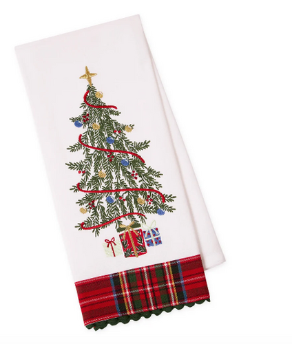 Trim The Tree Tea Towel