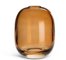 Load image into Gallery viewer, Amber Glass Bud Vases