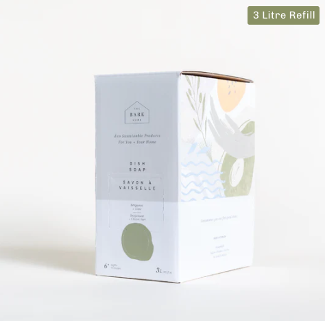Refill Box- Bergamot & Lime Dish soap