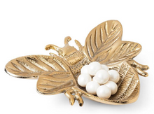 Load image into Gallery viewer, Gold Bee Decor Tray