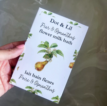 Load image into Gallery viewer, Pear &amp; Osmanthus Bath Milk Sachet