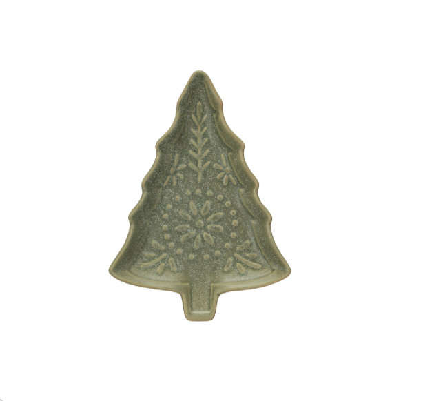 Stoneware Tree Plate