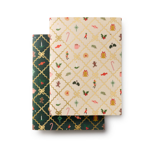 Holiday Argyle Pocket Notebook