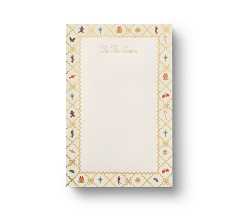 Holiday Argyle Notepad