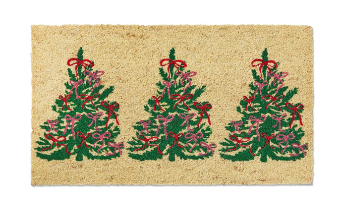 Bow Christmas Tree Doormat