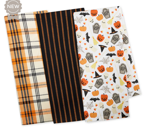 Halloween Tea Towel S/3