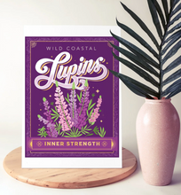 Load image into Gallery viewer, Wild Coastal Lupins Print