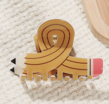 Load image into Gallery viewer, Pencil Claw Clip